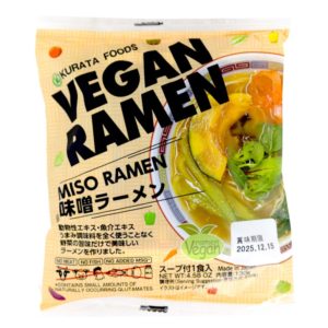 VEGAN RAMEN MISO NO MSG 1P "KURATA" 130G