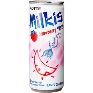 MILKIS STRAWBERRY SODA CAN "LOTTE" 250ML