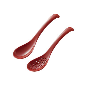 RENGE SPOON SET SHO RED "AKEBONO" 43X176X27MM