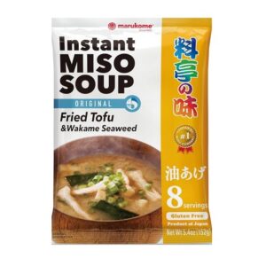 INSTANT MISO SOUP FRIED TOFU 8P "MARUKOME" 152G