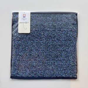 HANDKERCHIEF MELANGE BLUE "MURAKAMI PILE" 25X25CM