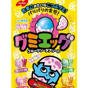 GUMMY EGG FRUIT SODA ASSORT "NOBEL" 40G