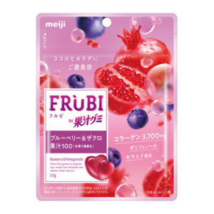 KAJU GUMI FRUBI BLUEBERRY & ZAKURO "MEIJI" 57G