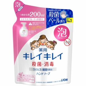 KIREI KIREI AWA HAND SOAP REFILL CITRUS FRUITY "LION" 200ML
