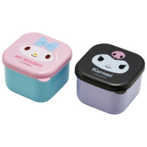 KOKIN MINI SEAL BOX 2P SET MY MELODY&KUROMI "SKATER"130ML