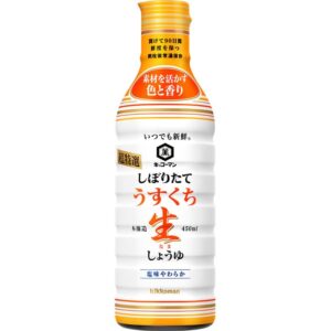 ITSUDEMO SHINSEN SHIB. USUKUCHI NAMA SHOYU "KKM "450ML