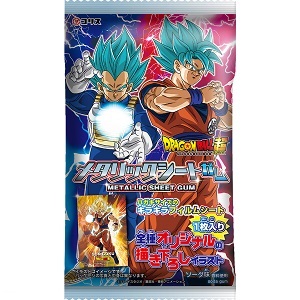 DRAGON BALL SUPER METALLIC SHEET GUM "CORIS" 3.5G