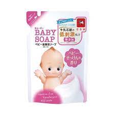 QP BABY SOAP AWA SEKKEN NO KAORI TSUMEKAE "COW" 350ML