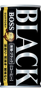 BOSS BLACK COFFEE "SUNTORY" 185G