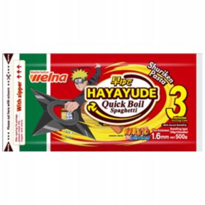 HAYAYUDE QUICKBOIL SPAGHETTI SHURIKEN „NISSHIN“ 500 g