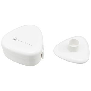 BAKUDAN ONIGIRI CASE WHITE 290ML "OSK" LS-20 10.9X10.6X5.6CM