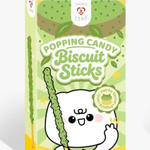 BISCUIT STICK POPPING CANDY MATCHA "TOKIMEKI" 40G