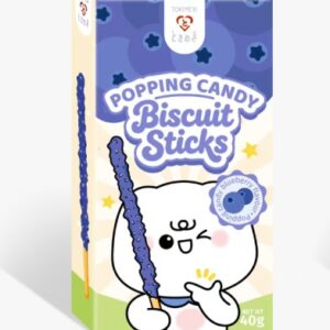 BISCUIT STICK POPPING CANDY BLUEBERRY "TOKIMEKI" 40G